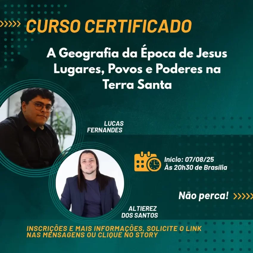 A Geografia da Época de Jesus – Lugares, Povos e Poderes na Terra Santa